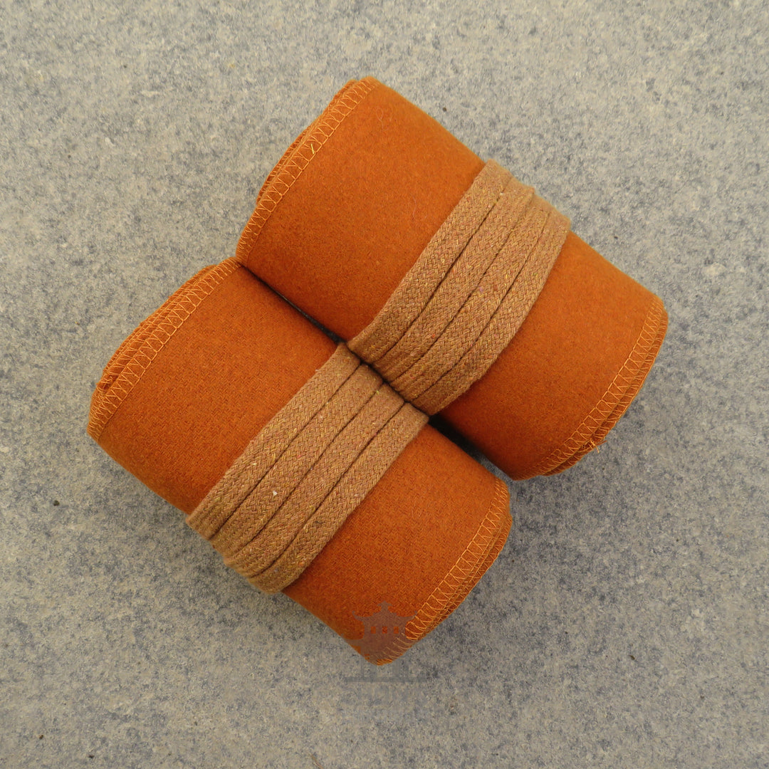 Rust Wool Leg Wraps