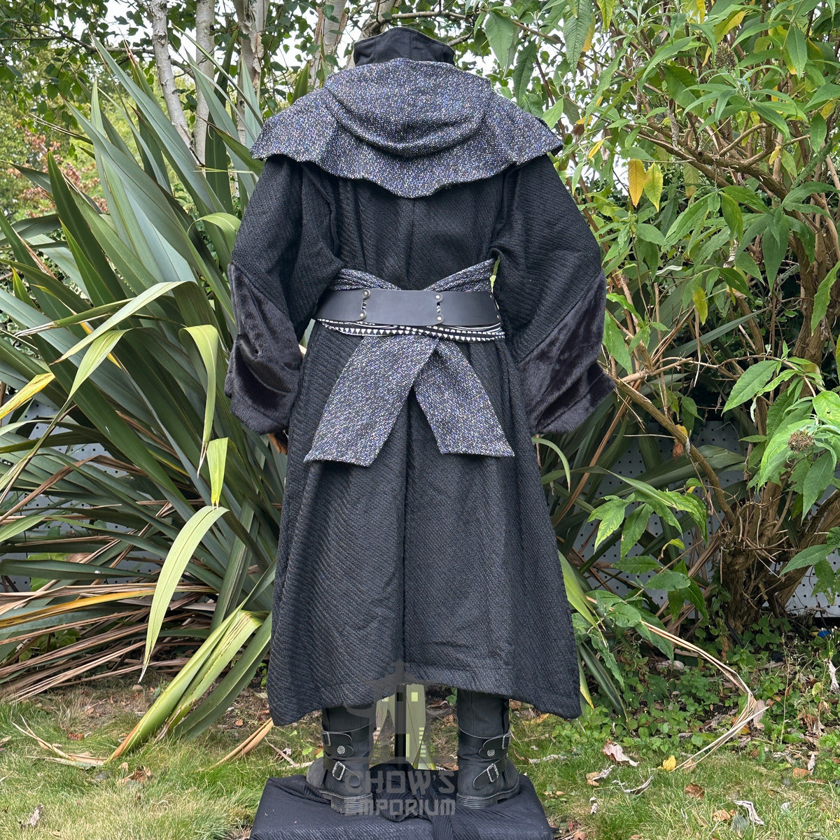 Captain Blacksail LARP Set - 5+ Pieces (Robe, Waistcoat, Sash, Shirt &amp; Necklace)