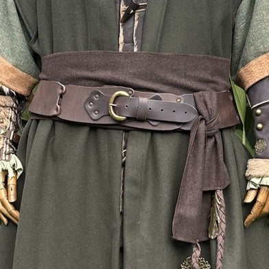 Ocean Druid LARP Set - 3+ pieces (Teal Robe, Tunic & Sash)