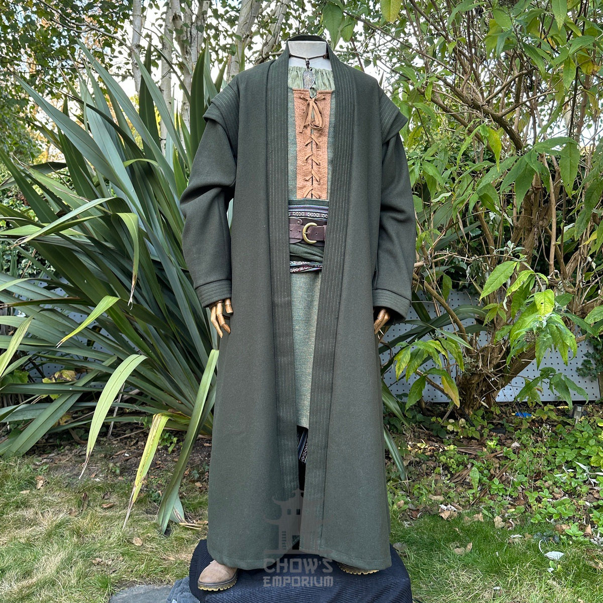 Forest Weaver Outfit for LARP, Cosplay, Ren Faire. 5 piece set.