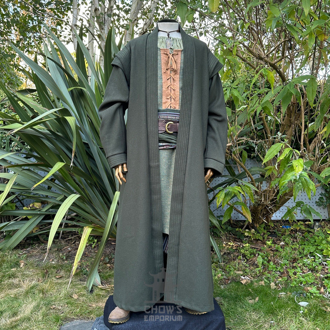 Forest Weaver Outfit for LARP, Cosplay, Ren Faire. 5 piece set.