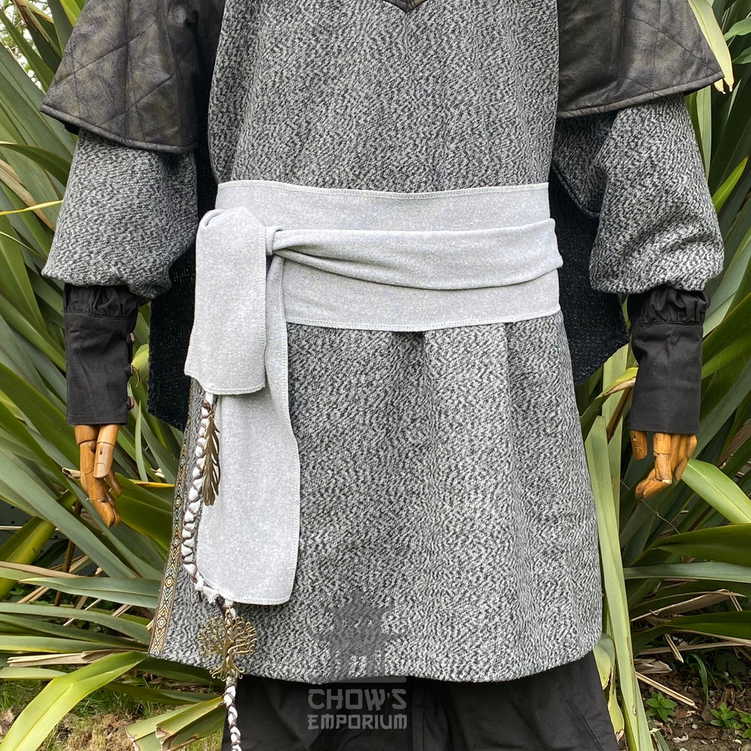 Storm King LARP Set - 4+ Pieces (Waistcoat, Hood, Arm Wraps & Sash)
