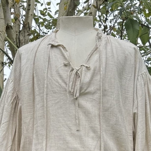 breathable natural medieval shirt for cosplay and LARP.