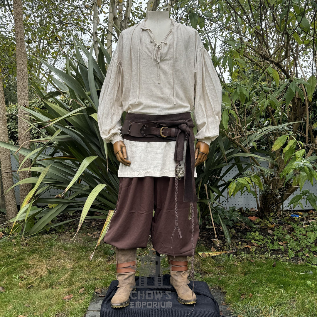 Woodland Trader LARP Set, 3+ pieces (Jacket, Hood and Necklace)