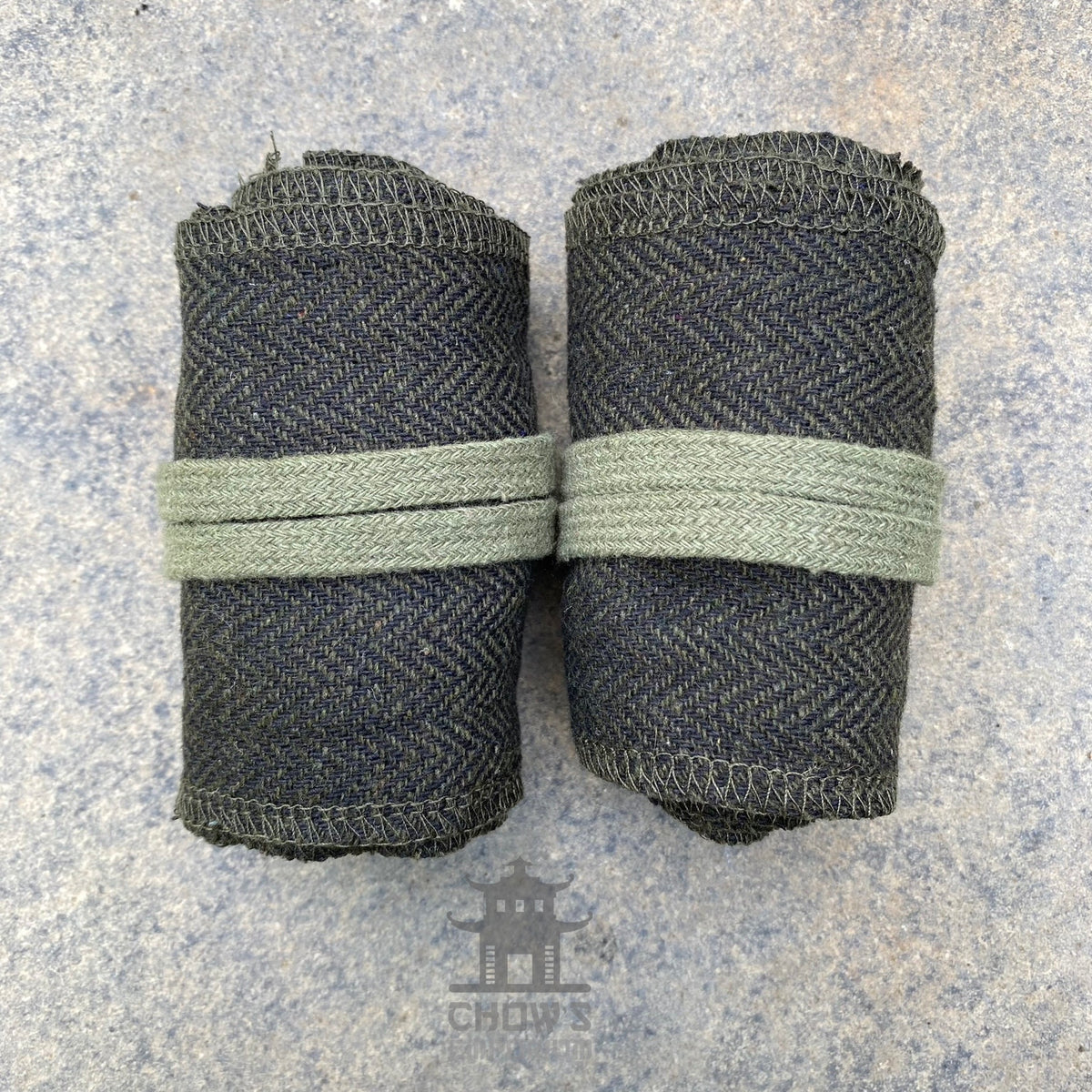 LARP Basic Outfit - 4 Piece Green &amp; Black (Shirt, Arm Wraps, Pants &amp; Sash)