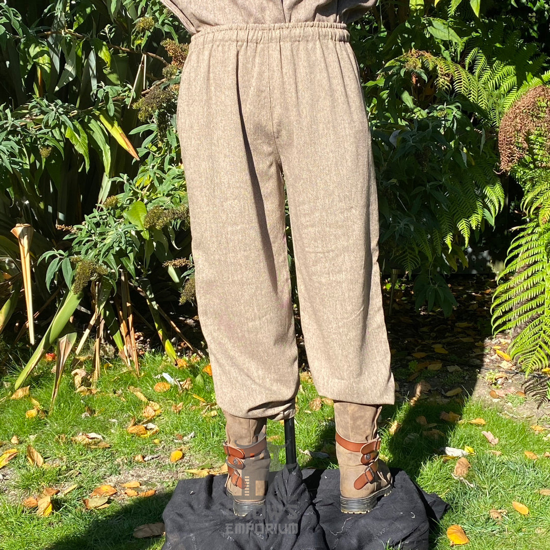 woolen medieval straight-leg pants for fantasy wear.