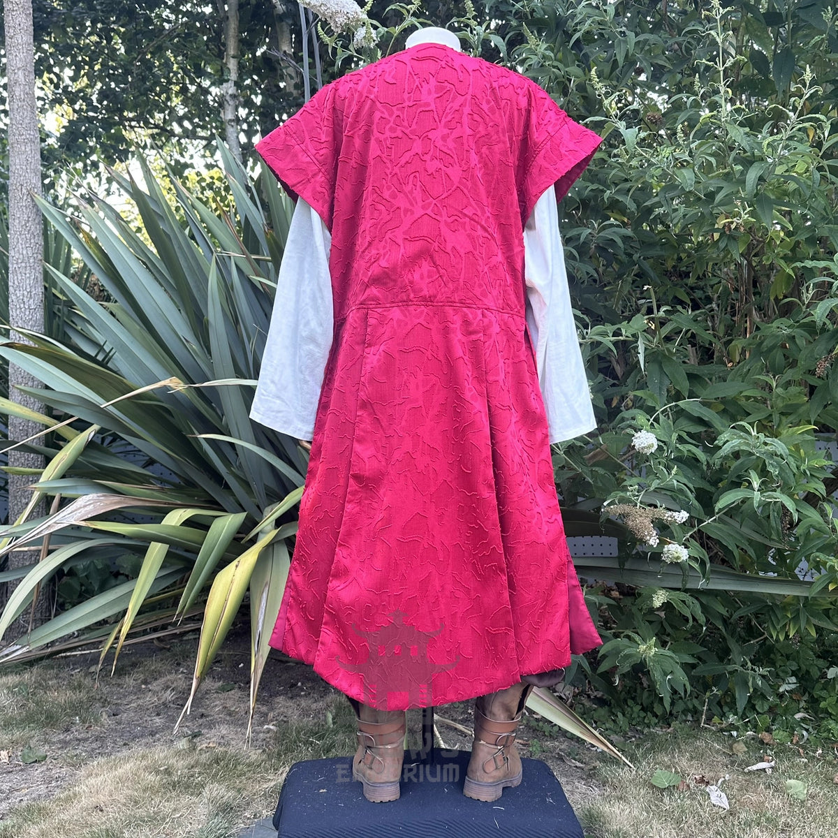 Red Lightweight Panelled Waistcoat