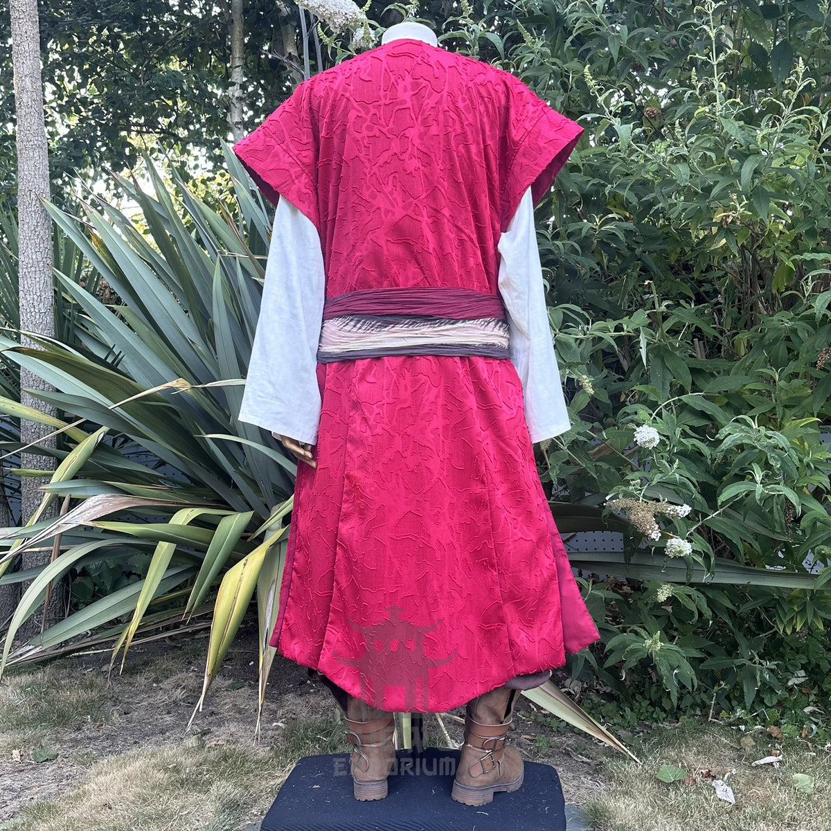 Red Lightweight Panelled Waistcoat