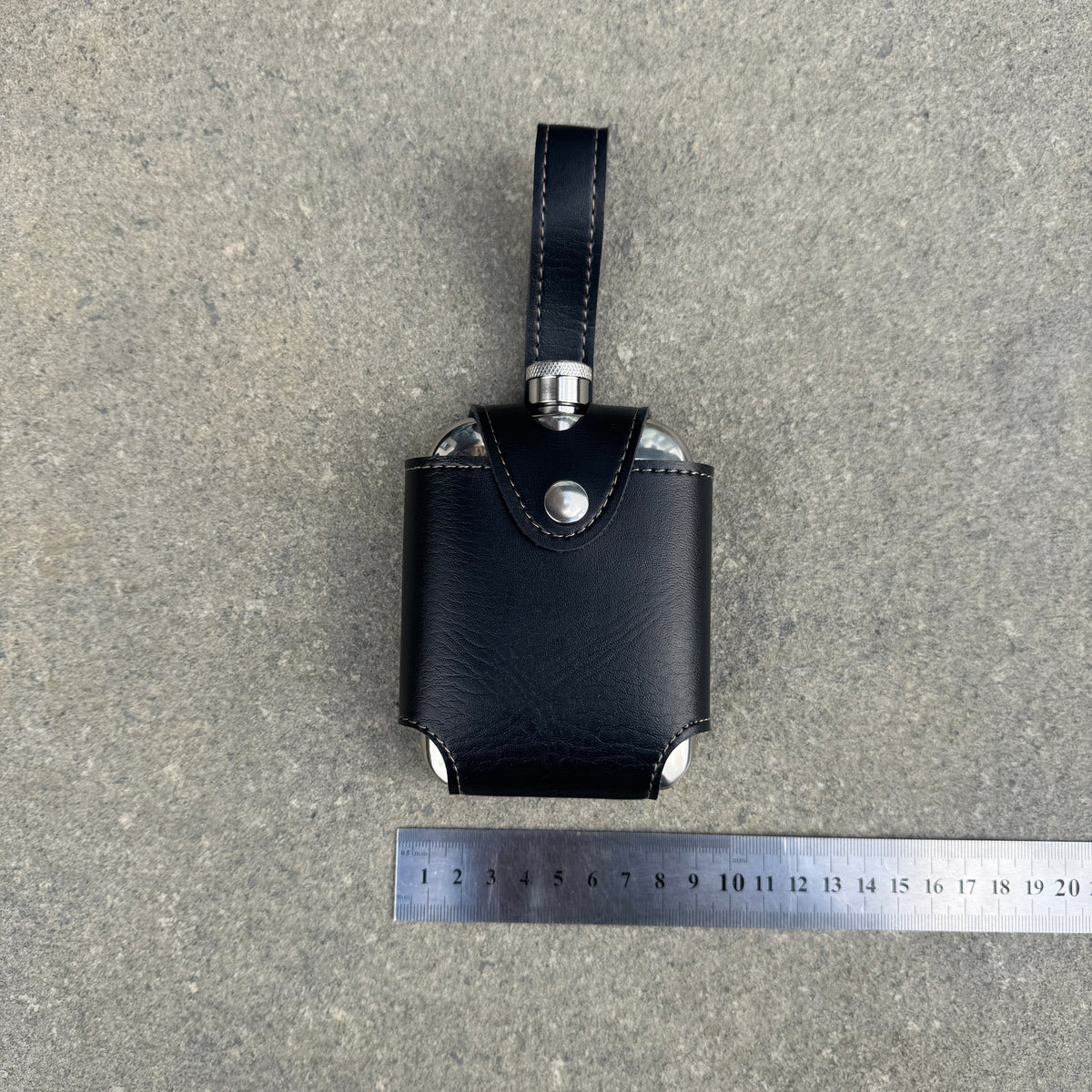 6oz Hip Flask with Decorated Belt Loop