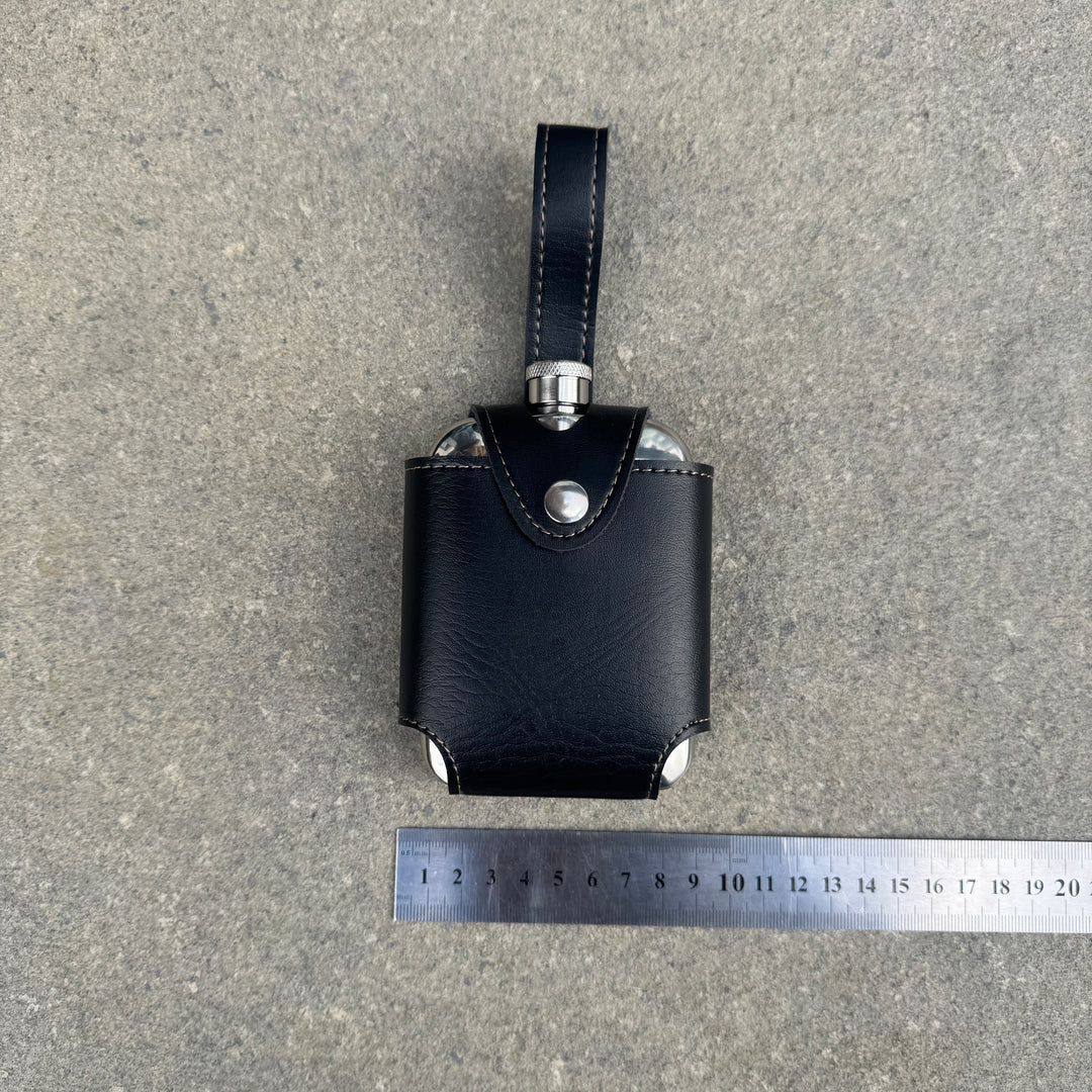 6oz Hip Flask with Decorated Belt Loop
