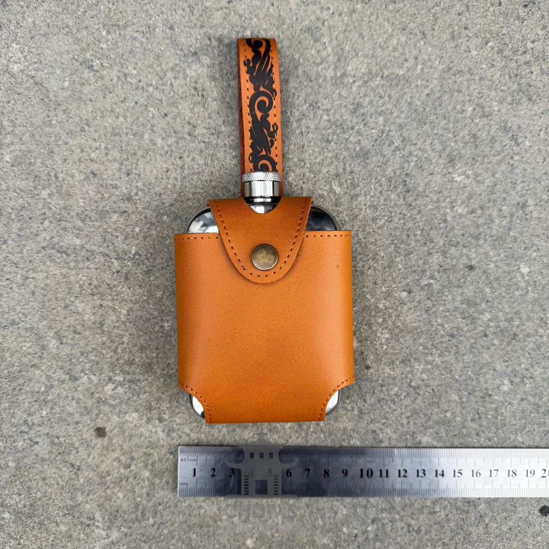 6oz Hip Flask with Decorated Belt Loop