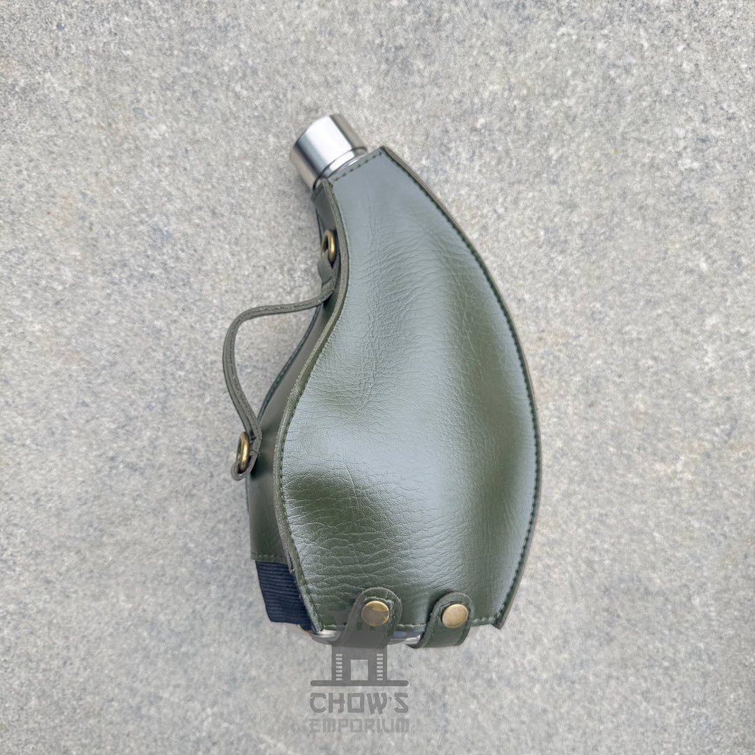 Teardrop 53oz Hip Flask with Shoulder Strap