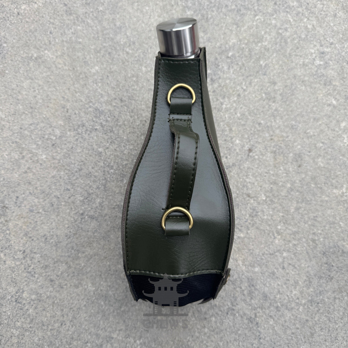 Teardrop 53oz Hip Flask with Shoulder Strap