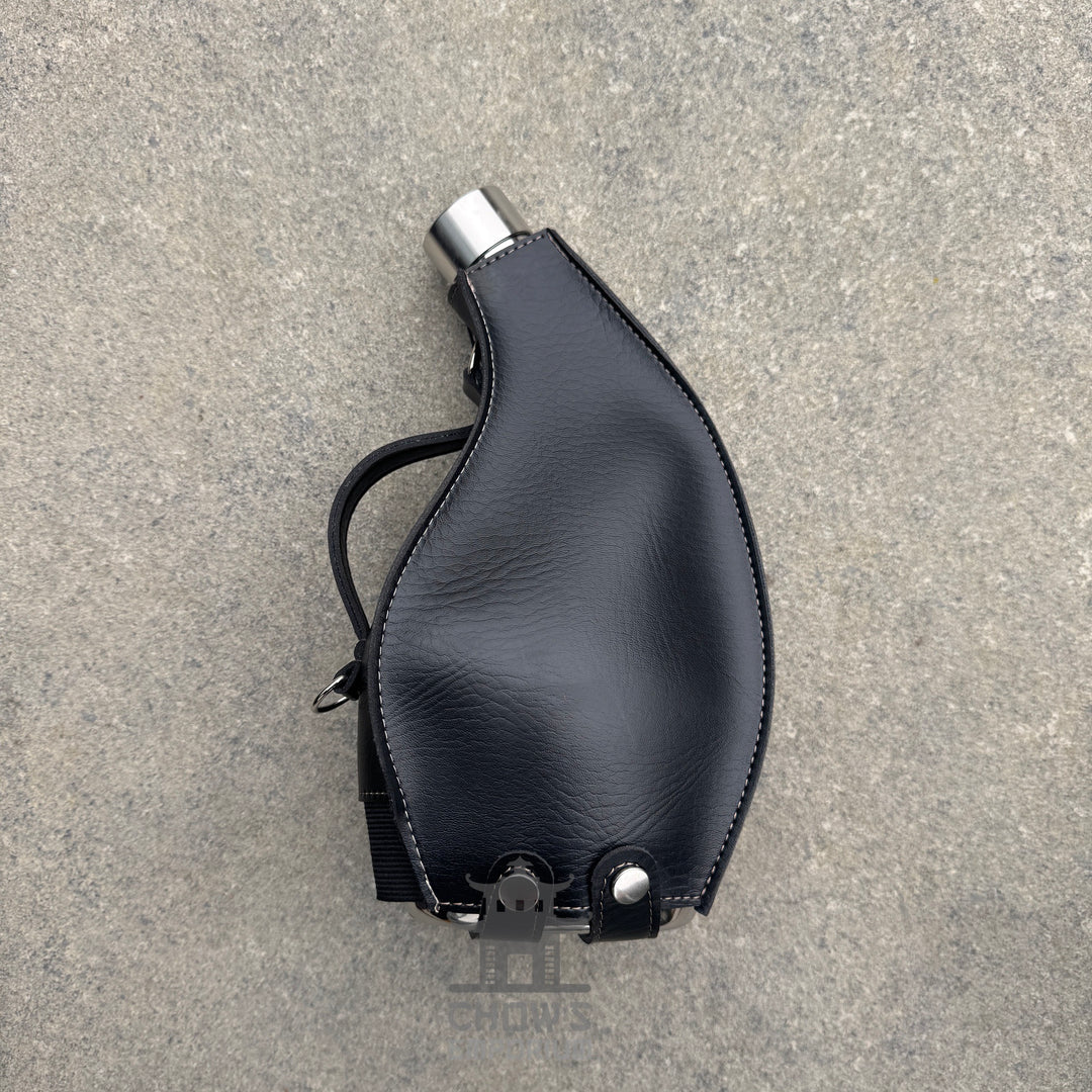 Teardrop 53oz Hip Flask with Shoulder Strap