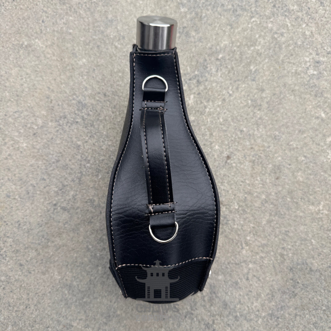 Teardrop 53oz Hip Flask with Shoulder Strap