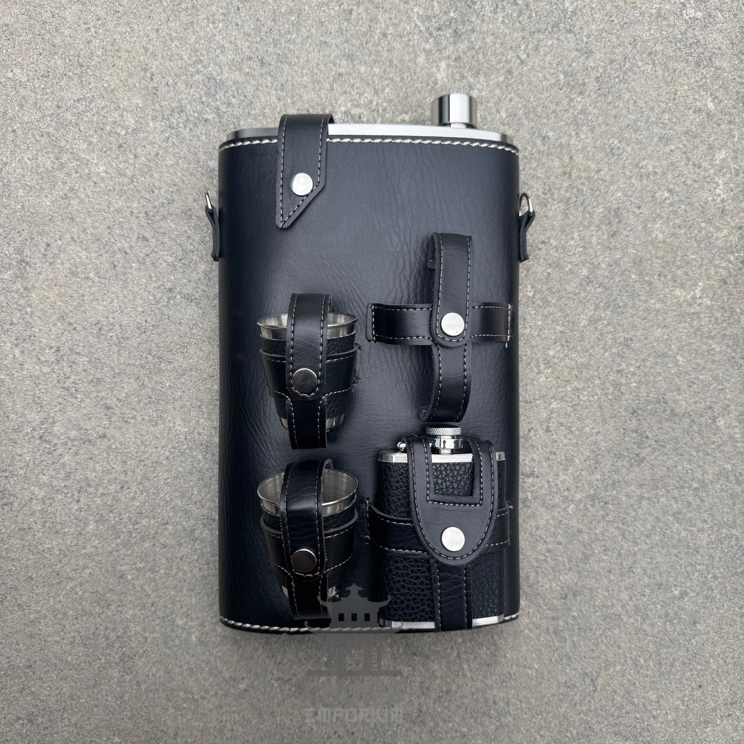 Extra Large 64oz Hip Flask with Accessories