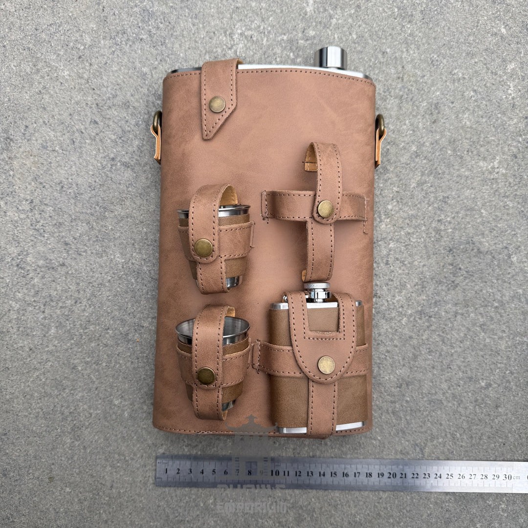Extra Large 64oz Hip Flask with Accessories