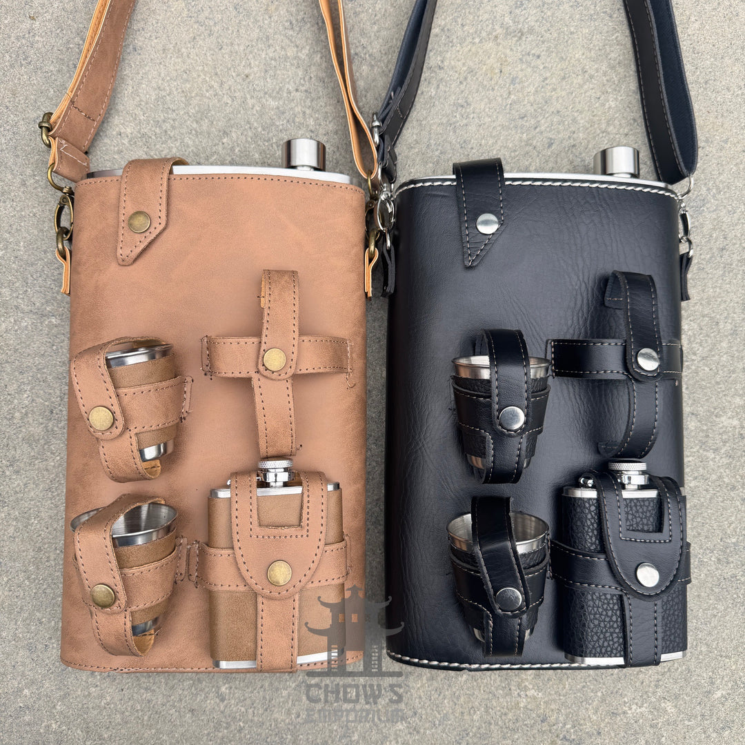Extra Large 64oz Hip Flask with Accessories