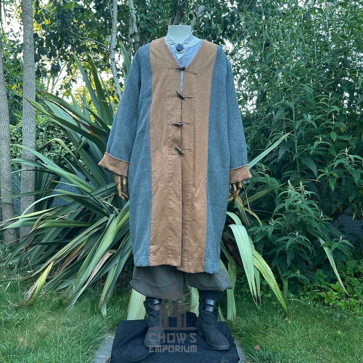 Pirate Coat in Blue &amp; Brown