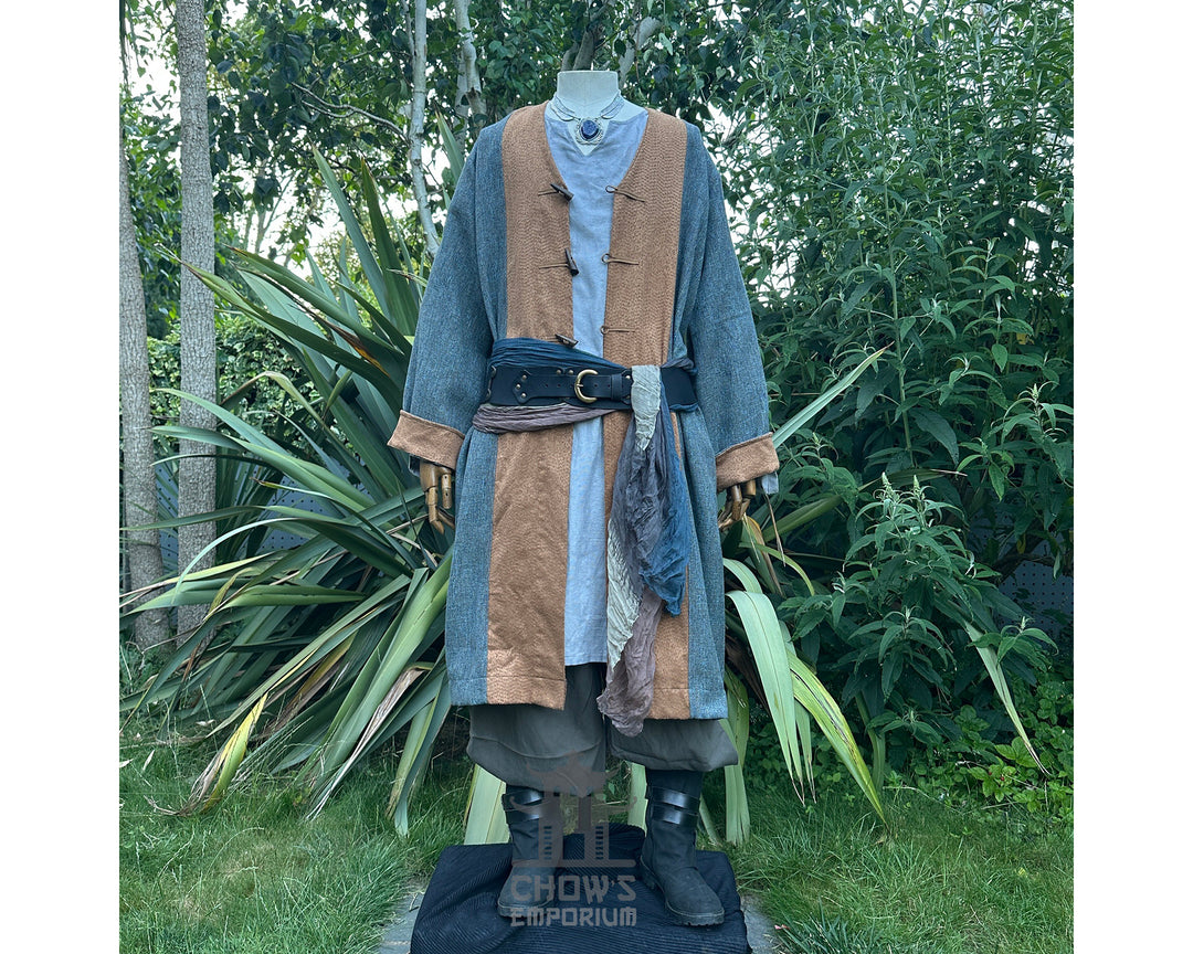 Pirate Coat in Blue &amp; Brown