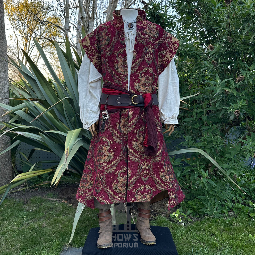 Count Redwyne Outfit Set, 4+ pieces (Waistcoat, Shirt, Sash and Necklace)