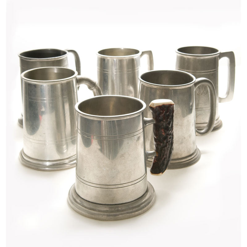 Vintage Tankards for LARP, front view for LARP.