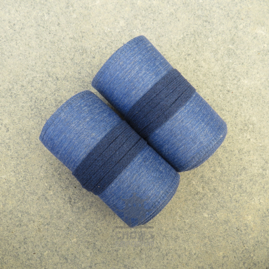Sky Blue Wool Leg Wraps