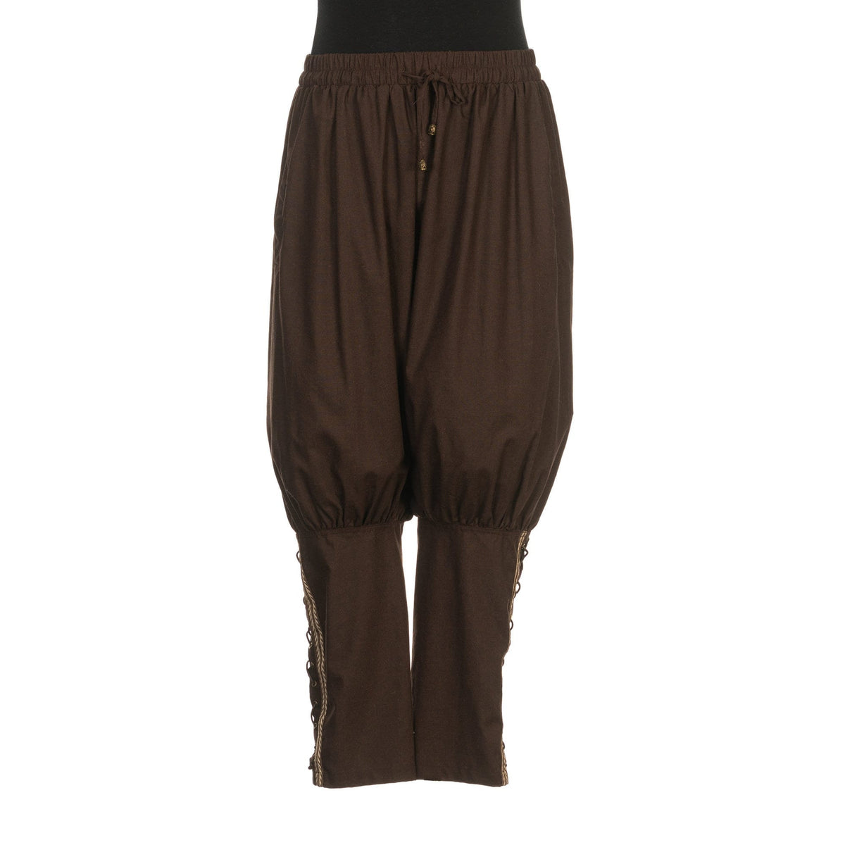 Medieval Viking Pants - Brown Cotton Trousers.