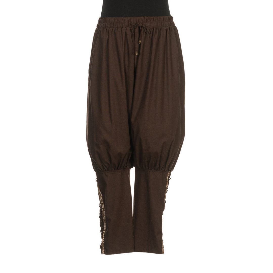 Medieval Viking Pants - Brown Cotton Trousers.