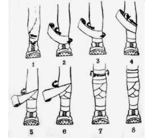 Medieval Leg Wraps - Red Wool Puttees - Gift Ideas.