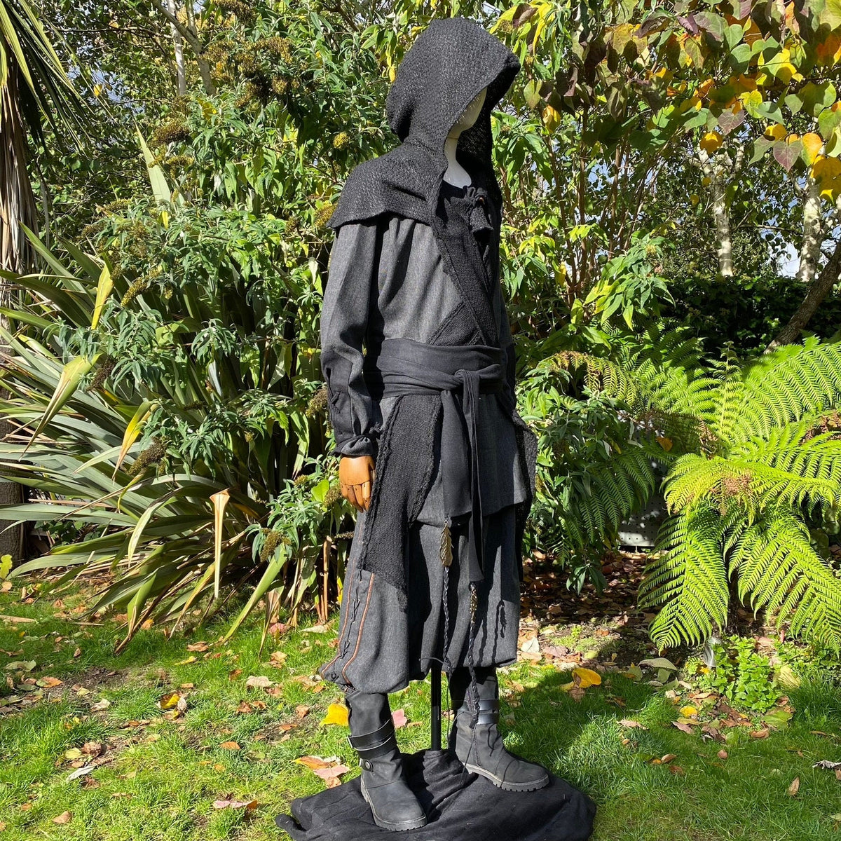 Mannequin in medieval LARP outfit.